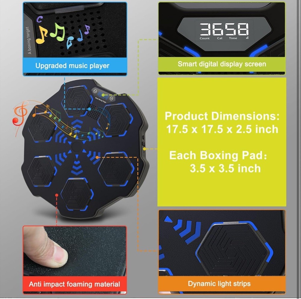 Second Generation Smart Music Boxing Target，Music Boxing Machine