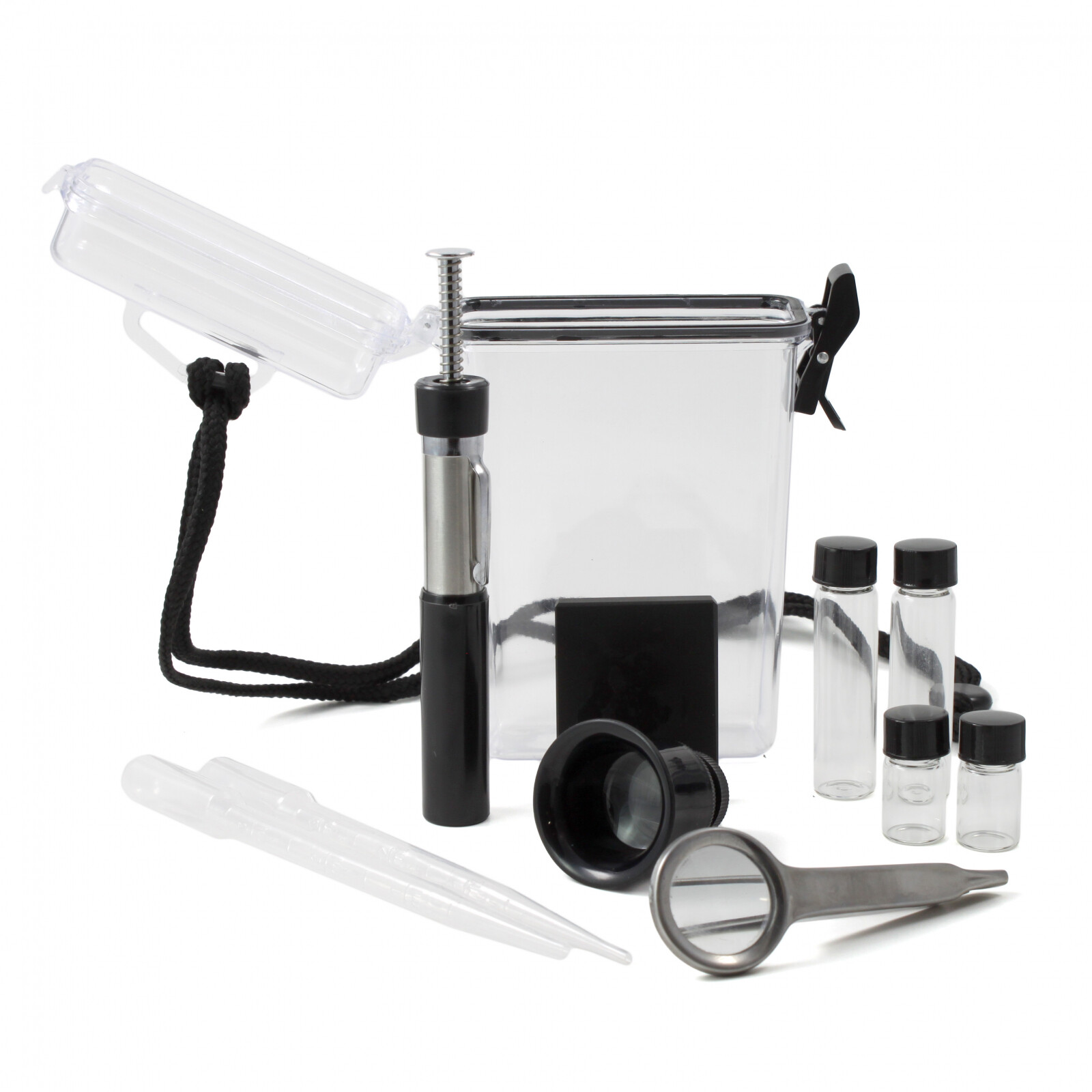 ASR Outdoor Clear Pocket Portable Travel Gold Panning Kit for Prospecting 11pc