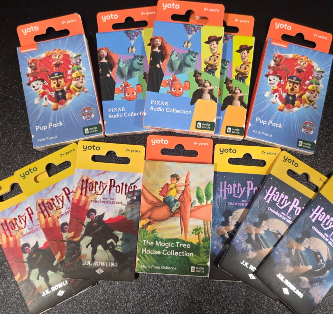 Yoto Audio Cards U Pick! Disney/Pixar! Paw Patrol! Harry Potter! Magic Treehouse