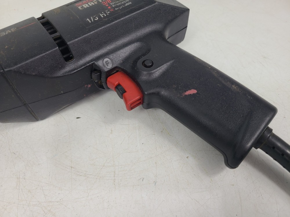 VINTAGE CRAFTSMAN 315.101400 3/8" VARIABLE REVERSIBLE DRILL (TESTED)