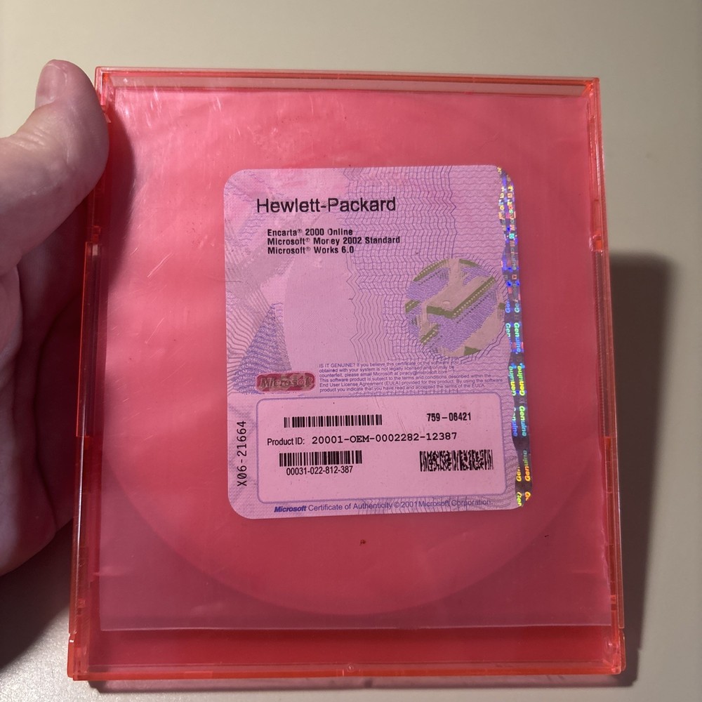 Microsoft Works & Money 2002 Standard CD