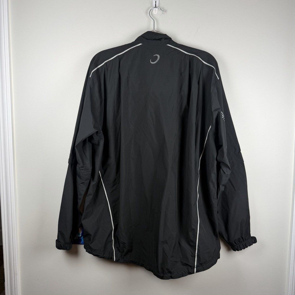 Zero Restriction Jacket Mens Large Black Soft Shell Full Zip Golf Lightweight