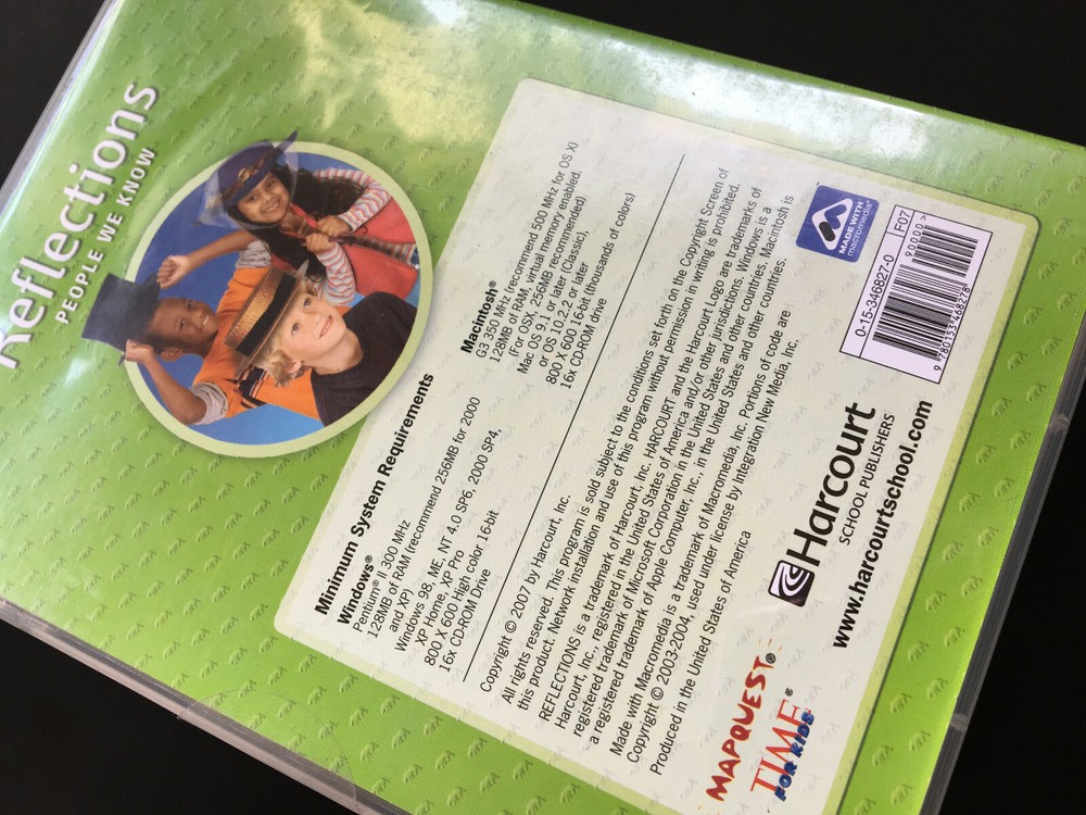 Reflections: People We Know Grade 2 Student Edition On CD-ROM PC MAC NEW