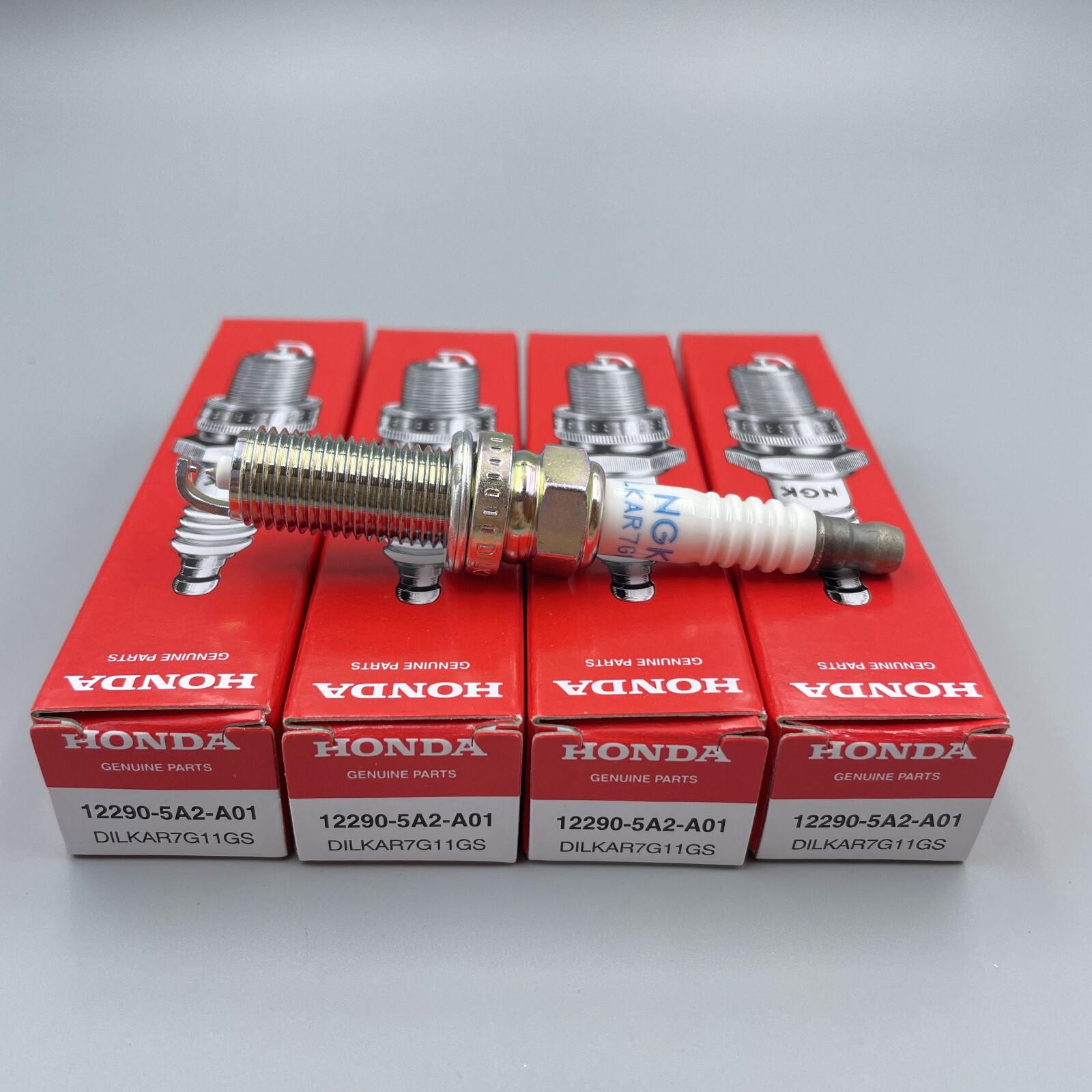4PCS 12290-5A2-A01 IRIDIUM SPARK PLUGS DILKAR7G11GS FITS FOR NGK HONDA ACC 91578