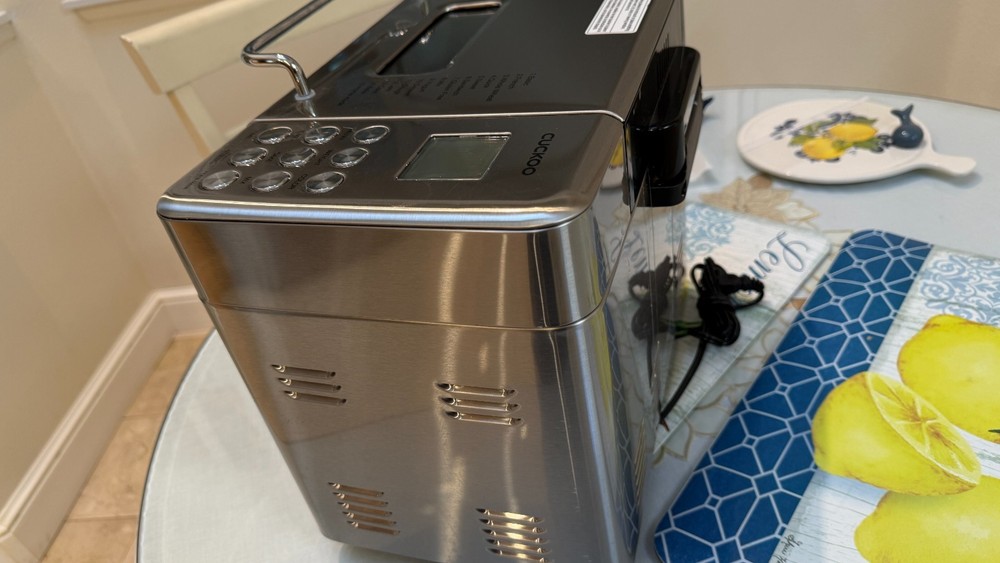 CUCKOO CBM-AAB101S 2 Lb Multi-Functional Bread Maker – 15 Menu Options