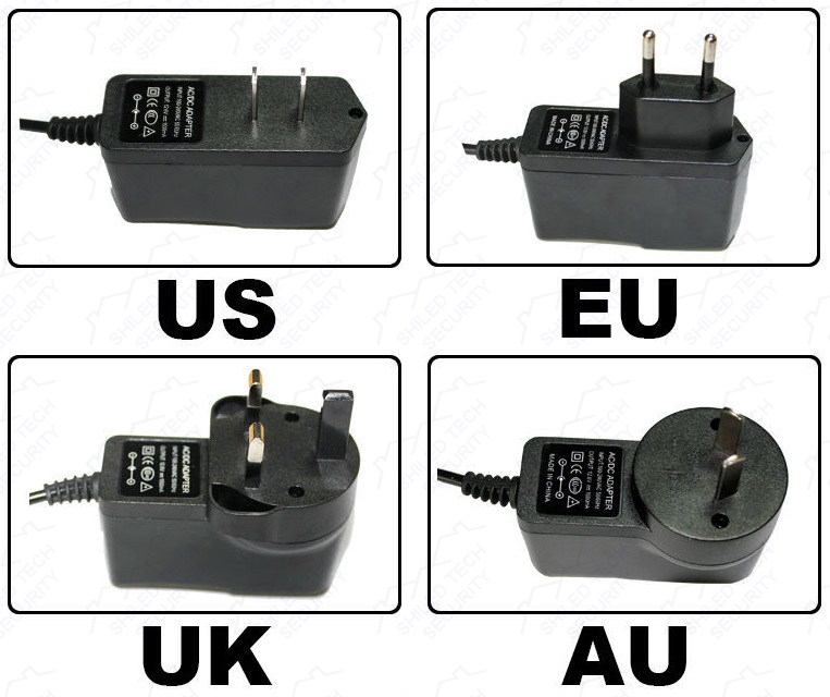 Wireless House Alarm Kit Security System Voice Prompt Backlit Screen US Plug FB
