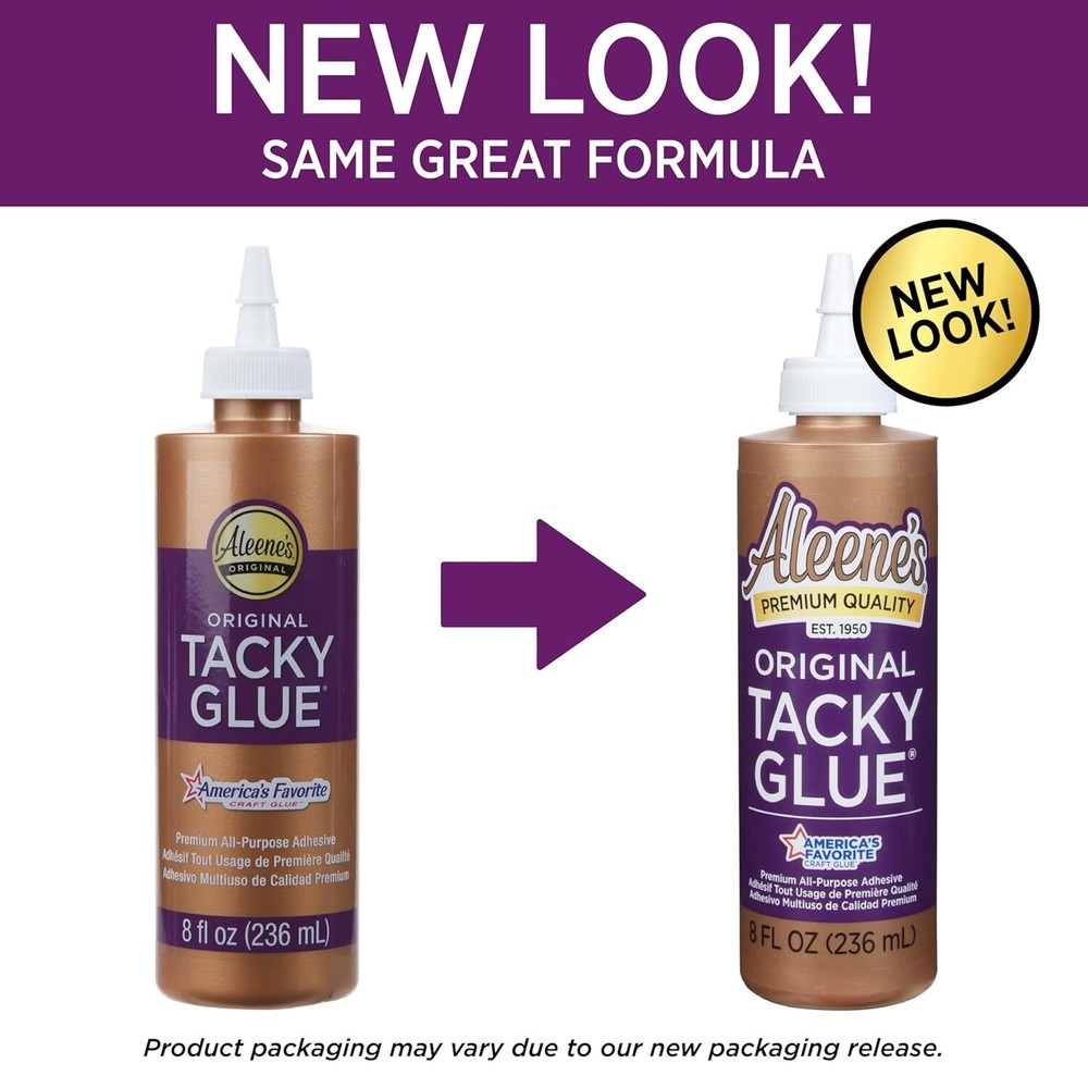 All Purpose Tacky Glue, 8-Ounce, Clear (15599)