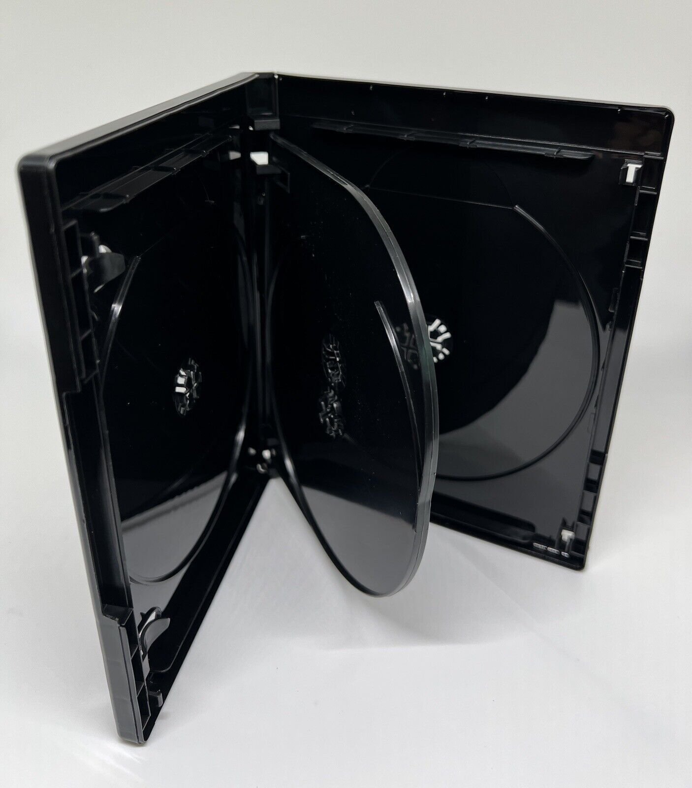 NEW 15mm 4K ULTRA HD BLACK 4-DISC CASE, BOOKLET CLIPS, SLEEVE, PS4-15MM UHD(O23)