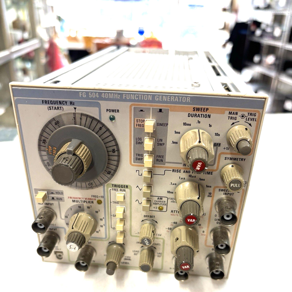 Tektronix FG 504 Function Generator 40MHz Plug In Module For TM500 Series TESTED