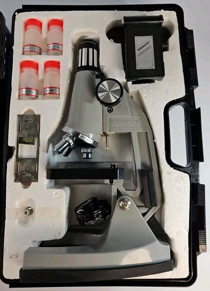Vintage 1990's TASCO MICROSCOPE - UNUSED CONDITION - 99% Complete