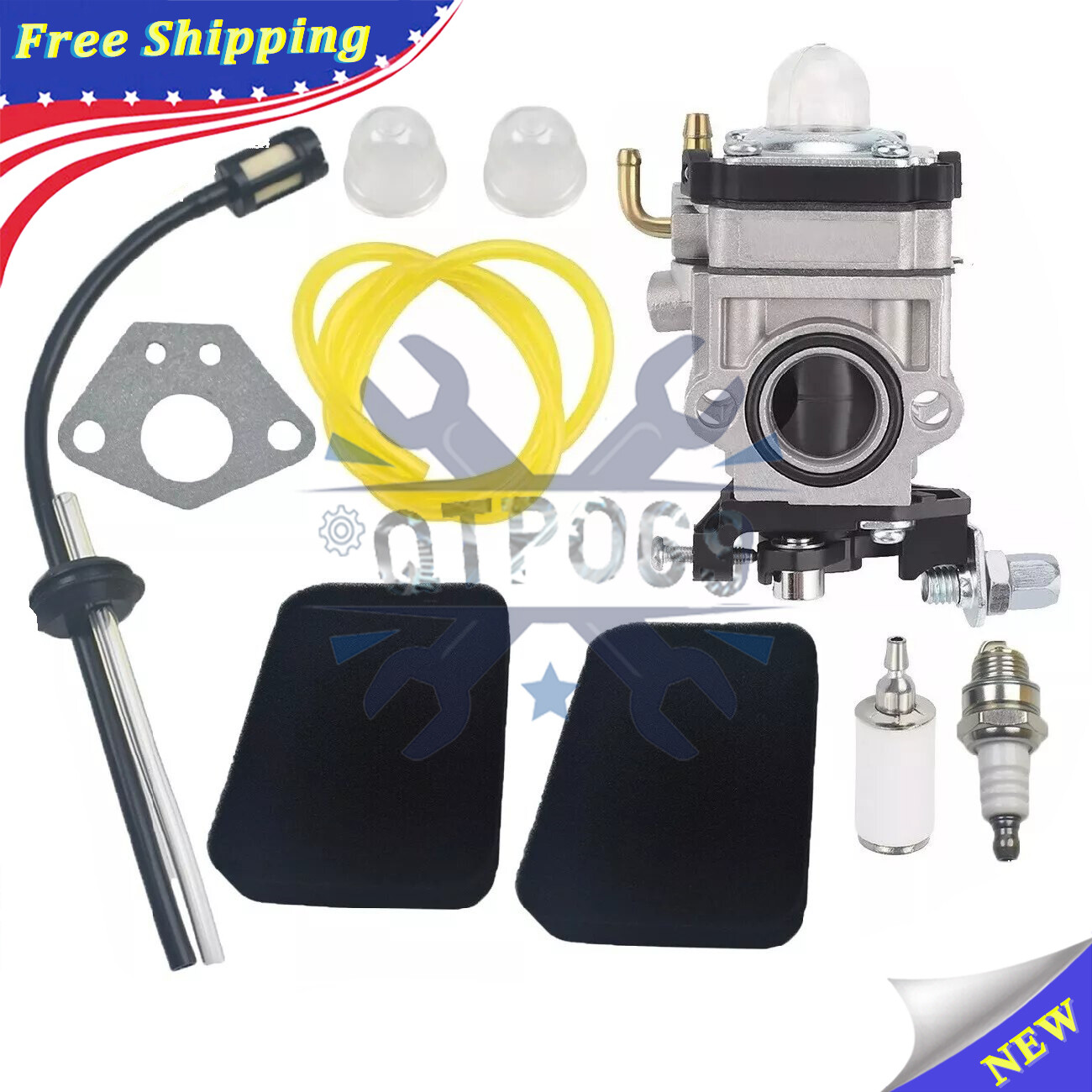 Carburetor For Earthquake MC43 MC43E MC43CE MC43ECE MC43RCE Tiller 300486