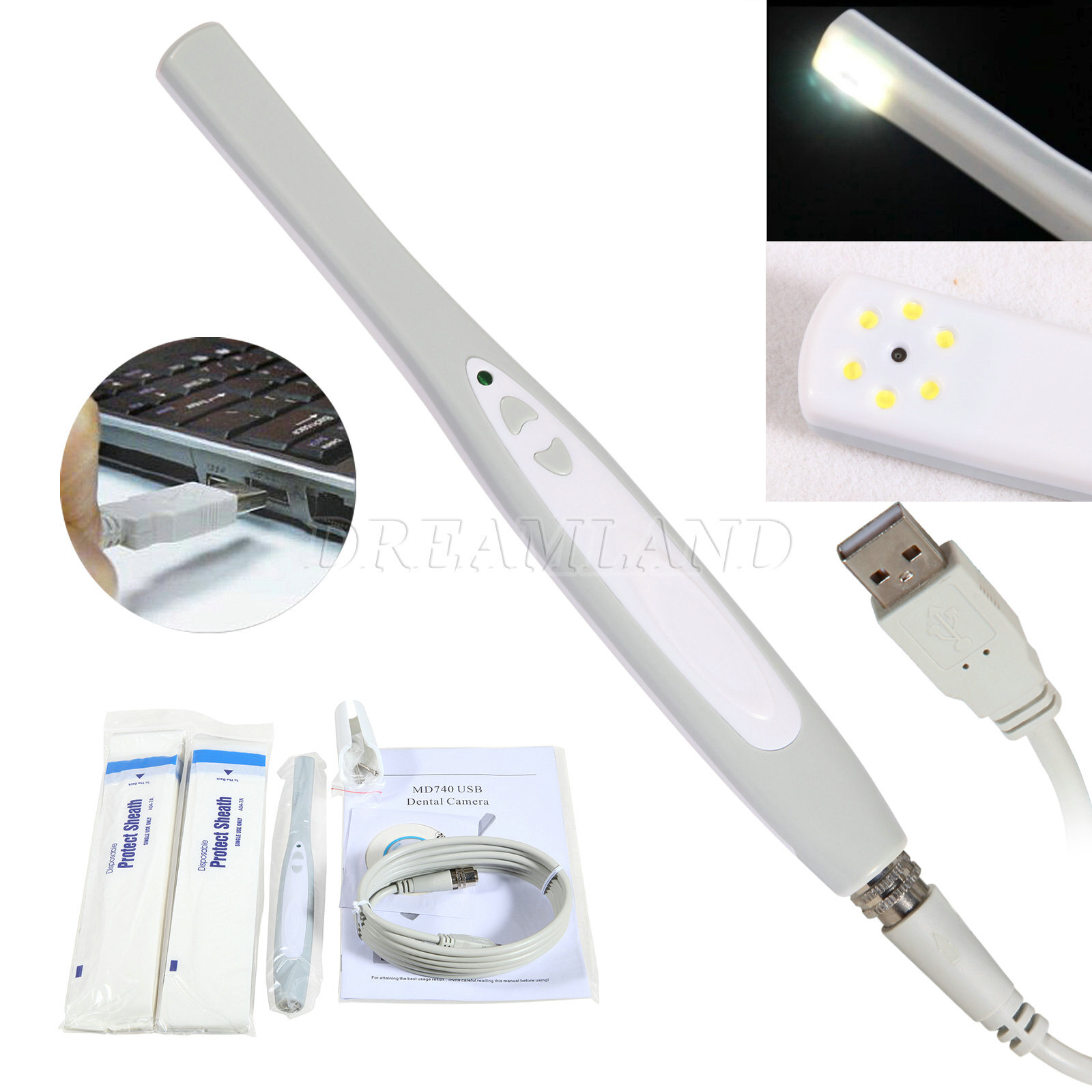 MD740  Intraoral Camera USB Digital Imaging Intra Oral NEW