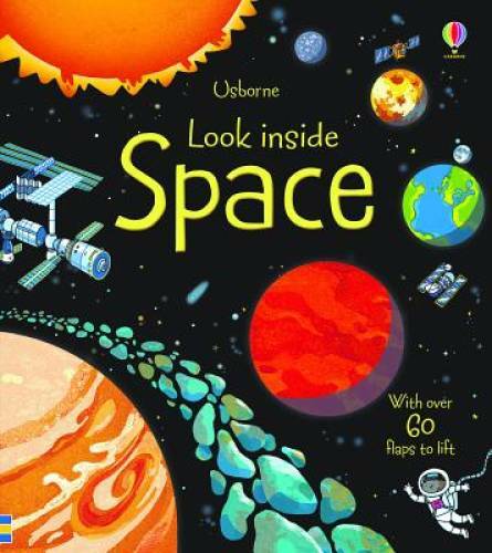Look Inside Space (Look Inside (Usborne)) - Board book - GOOD
