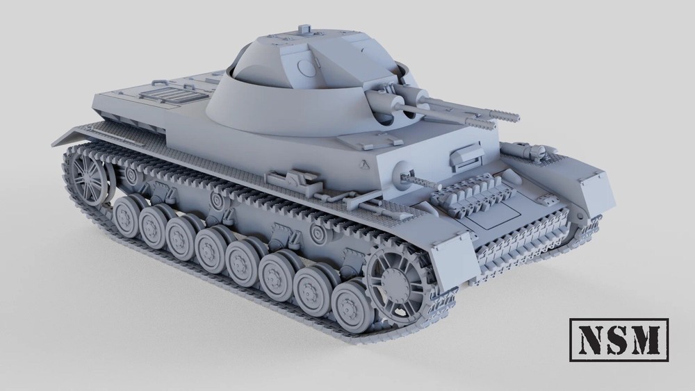 NSM KugelBlitz,1/56th Scale,28mm For Bolt Action.
