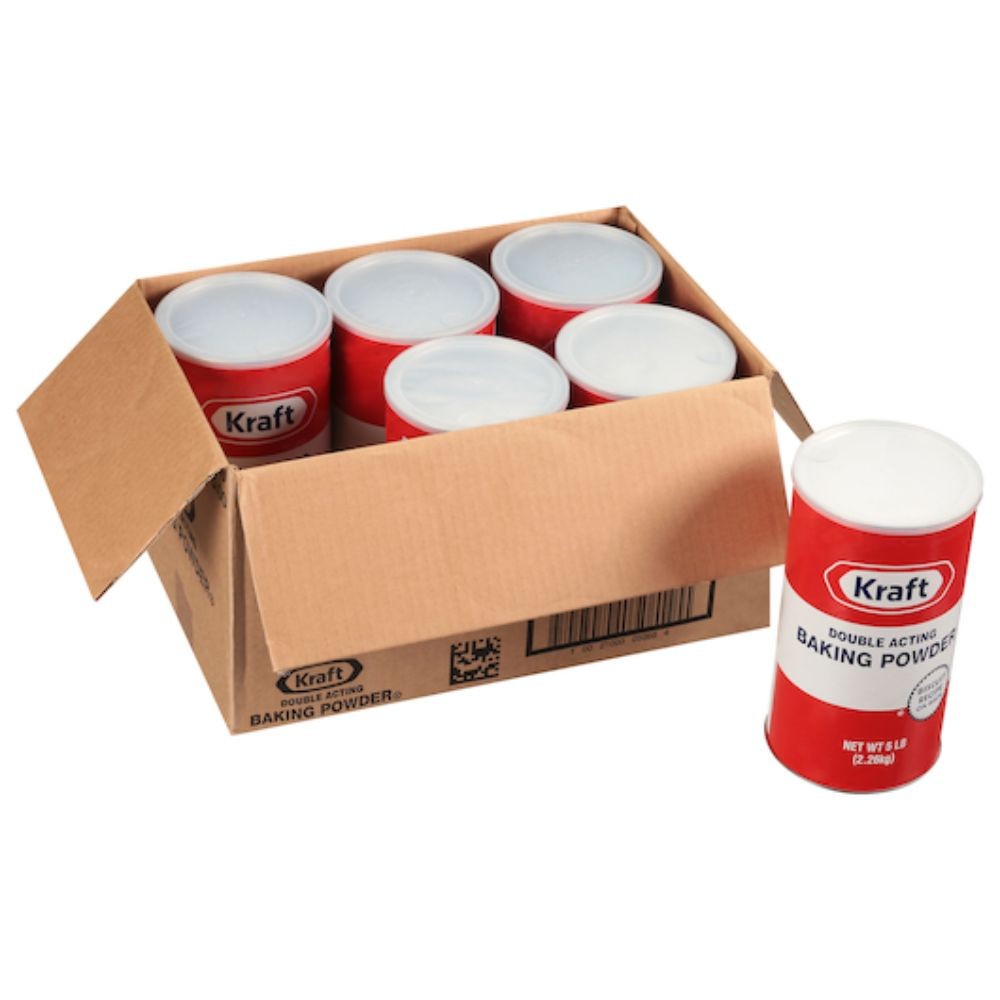 Kraft Double Acting Baking Powder, 5 Pound, 6 Per Case