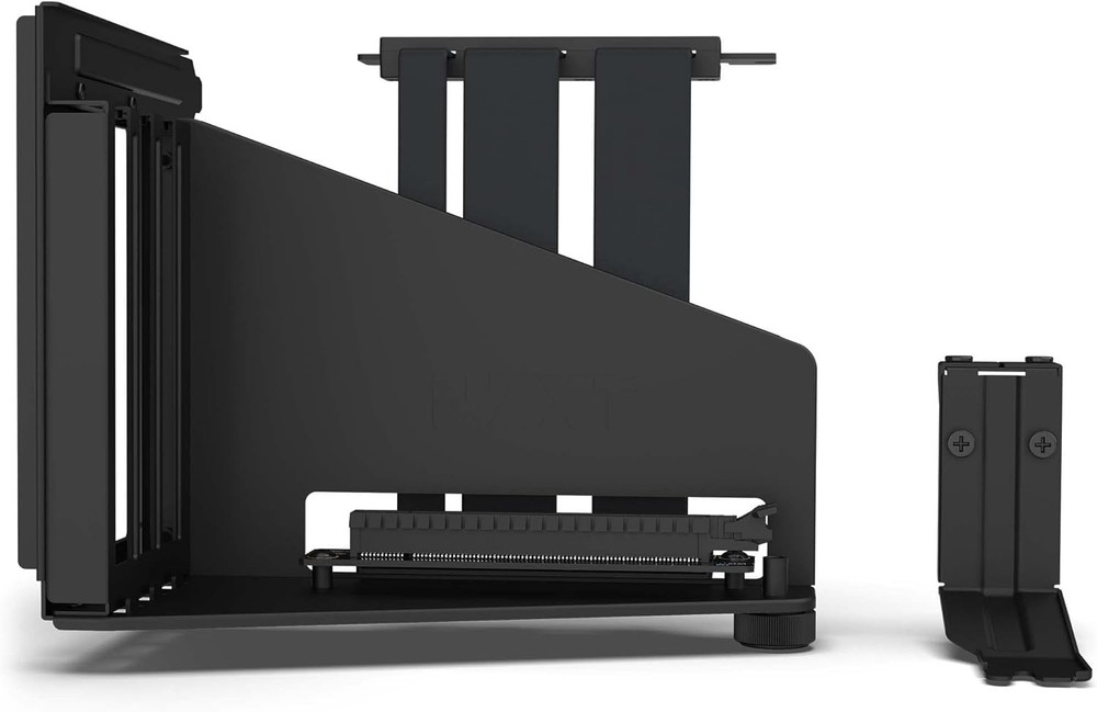 Vertical GPU Mounting Kit - -175 mm PCIe 4.0x16 Riser Cable - GPU Holder - St...