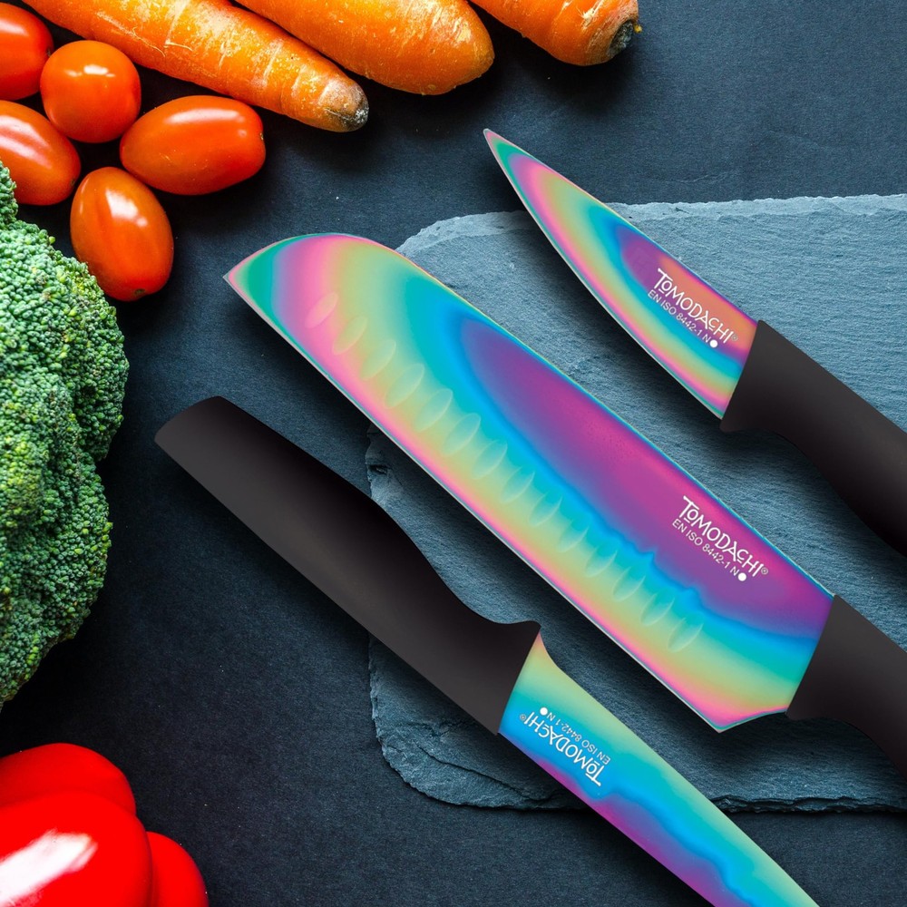 HMC01A656D Rainbow Titanium – 12 Piece Cutlery Set – Multi
