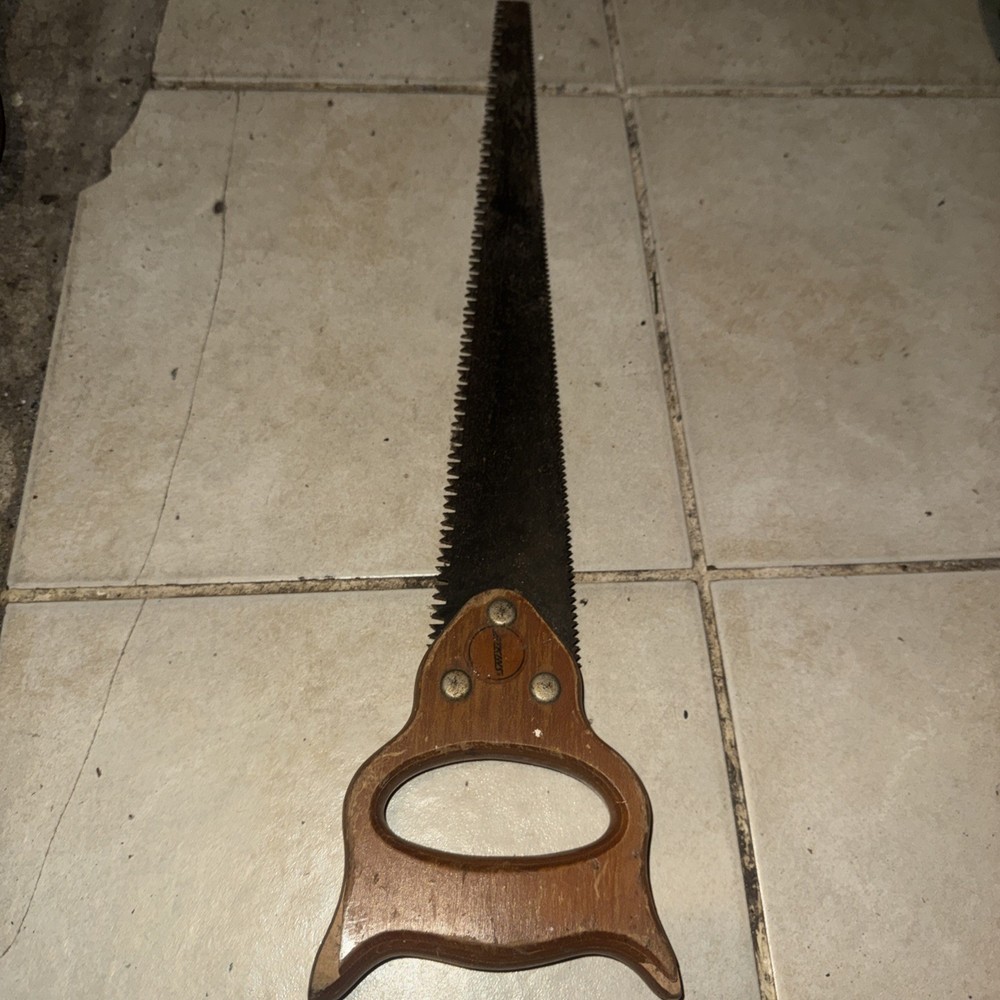 Vintage Atkins Double Sided Saw