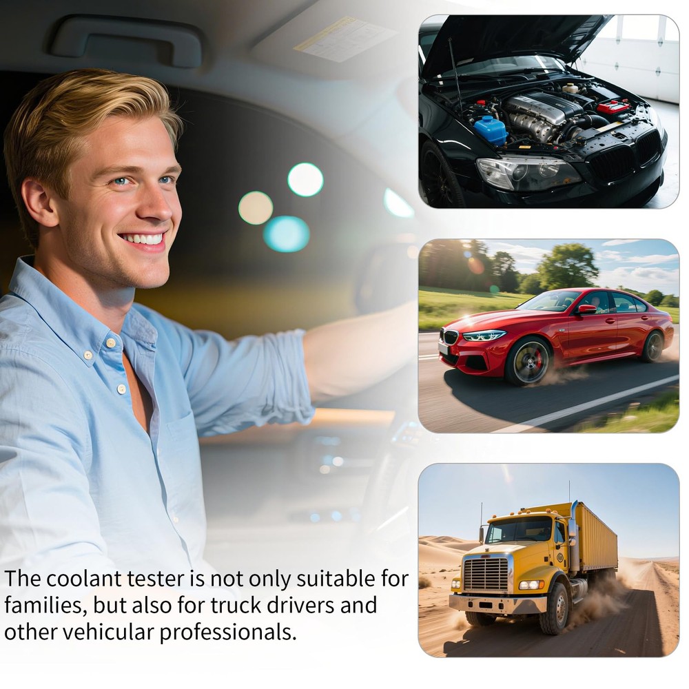 Coolant Tester Accessory set Antifreeze Hydrometer Diagnostic Tool