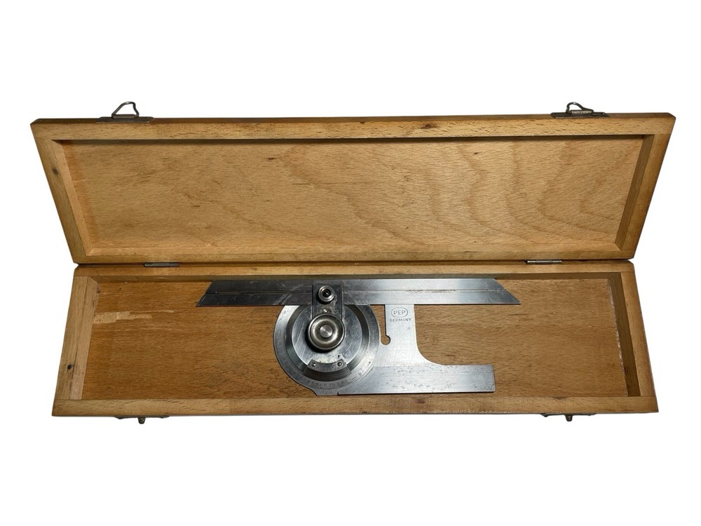 PEP Bevel Protractor 8" Made In Germany