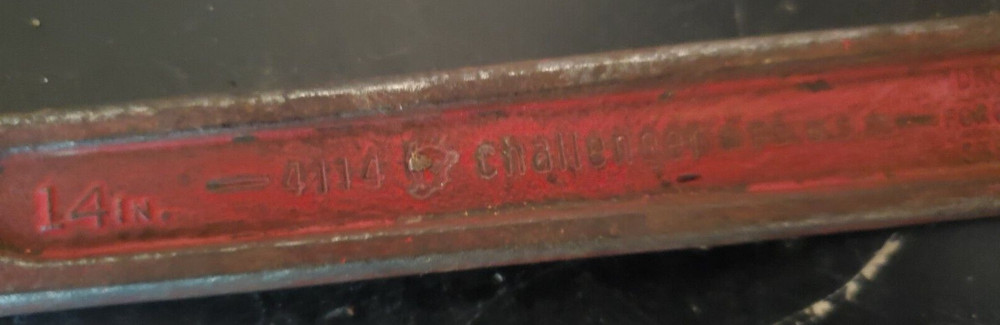 Vintage Challenger Pipe Wrench 14”/usa