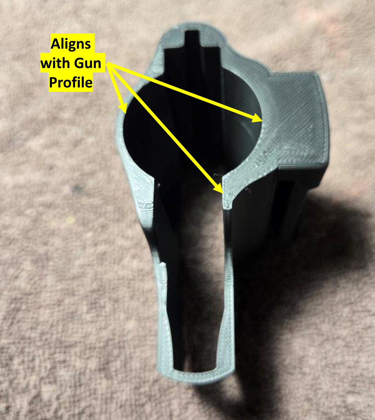 S&W 38 Special Airweight 442 642 Revolver Holster IWB In Waistband Conceal Carry