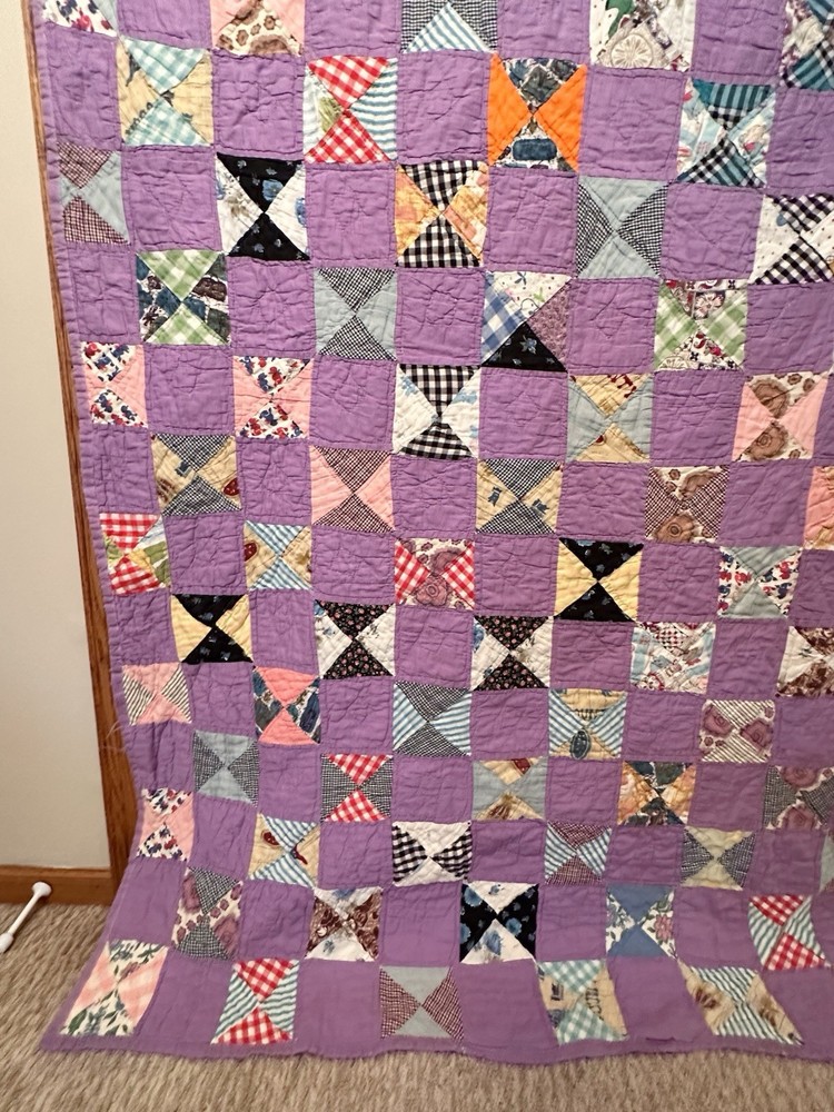 Handmade Patchwork Cotton Cutter Quilt