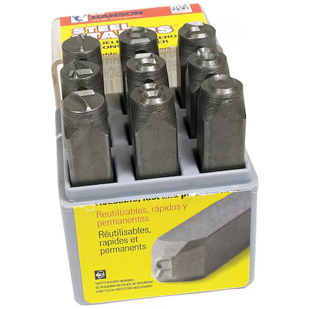 C.H. Hanson 21400 Hand Stamp Kit, Number Set