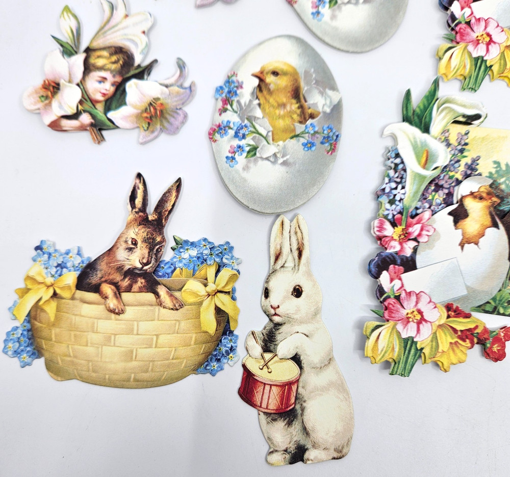 Anna Griffin 10 pc Easter Ephemera Stickers