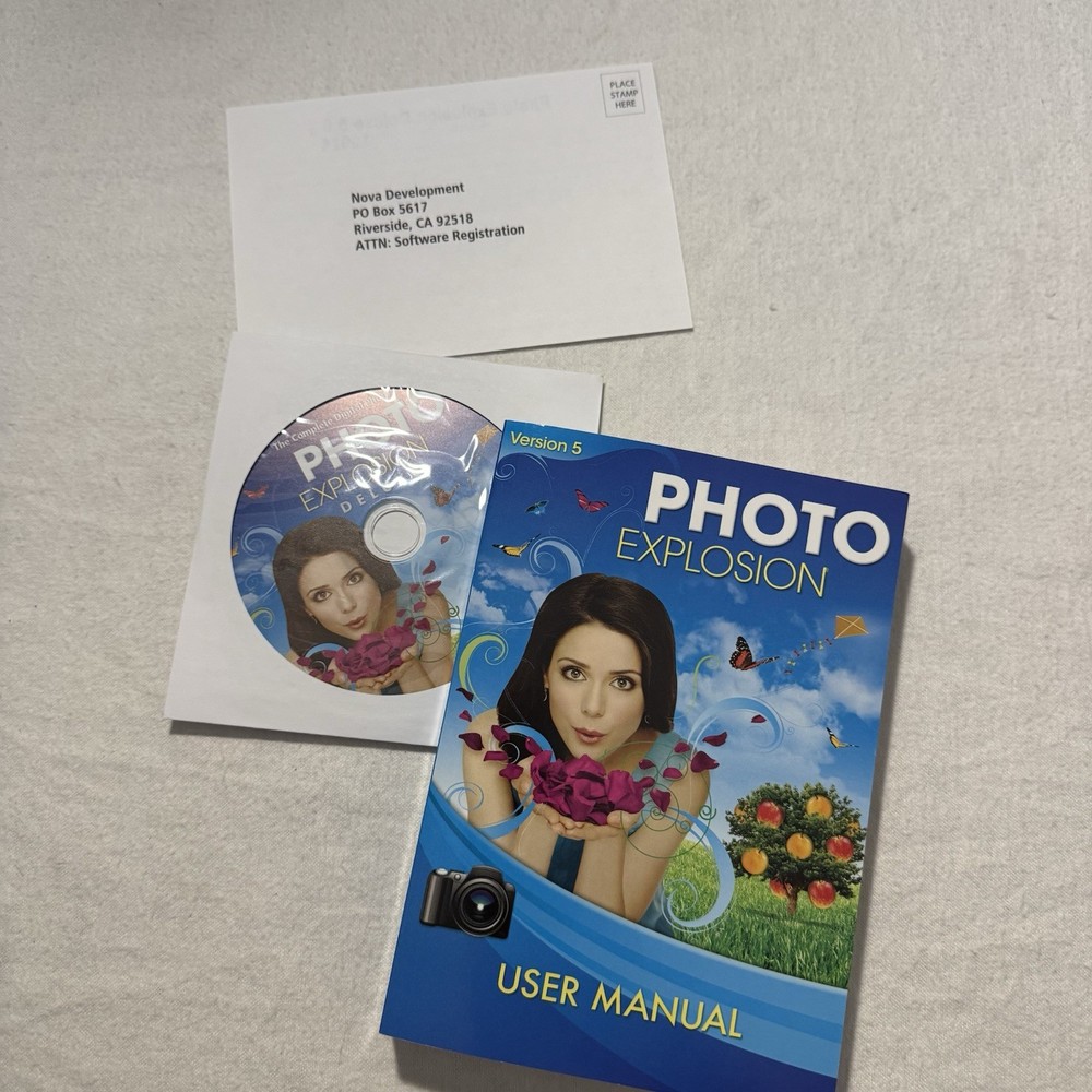 Photo Explosion Deluxe Version 5 Digital Editing Software Box NEW NIB