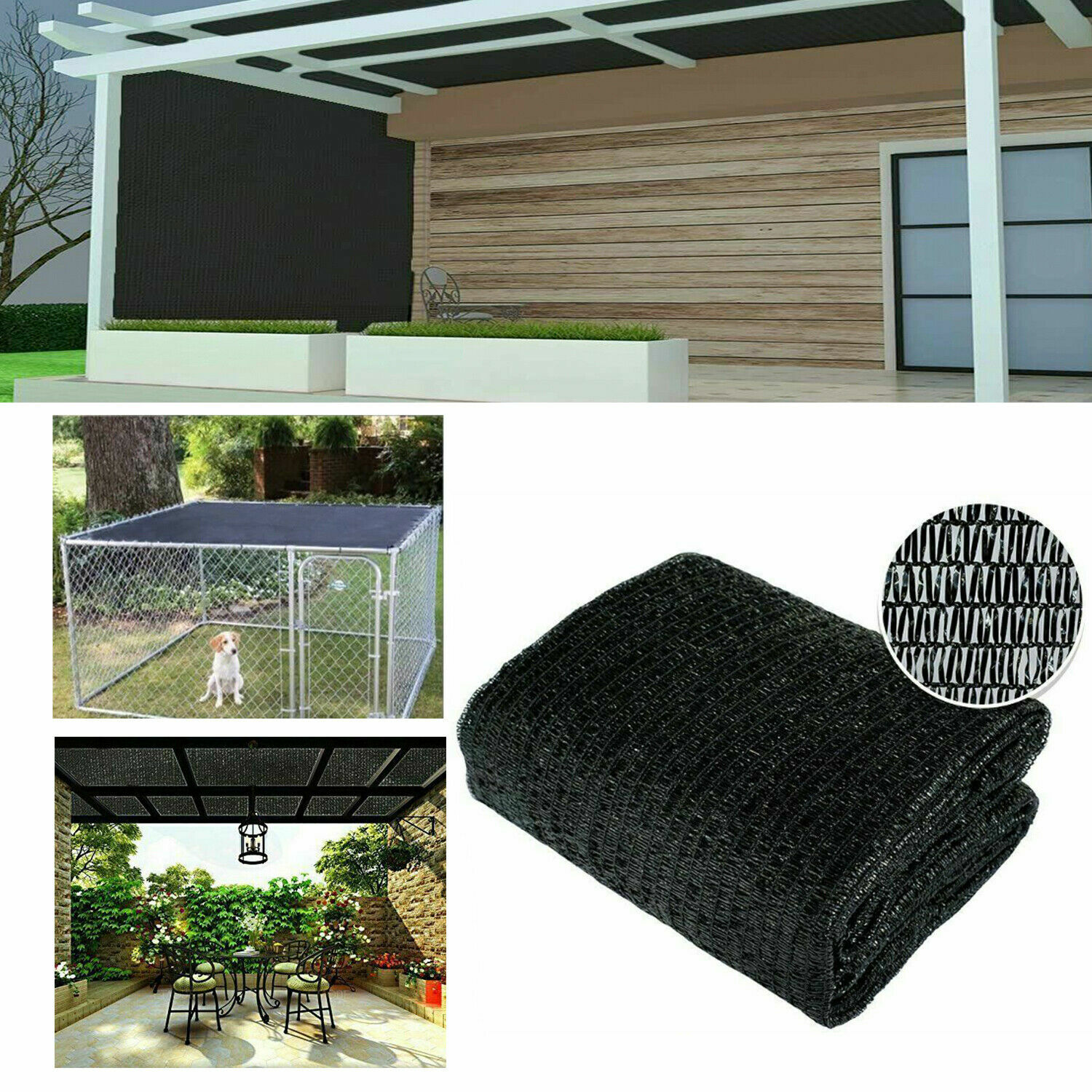 50% UV Resistant Shade Cloth Mesh Tarp for Plants Greenhouse