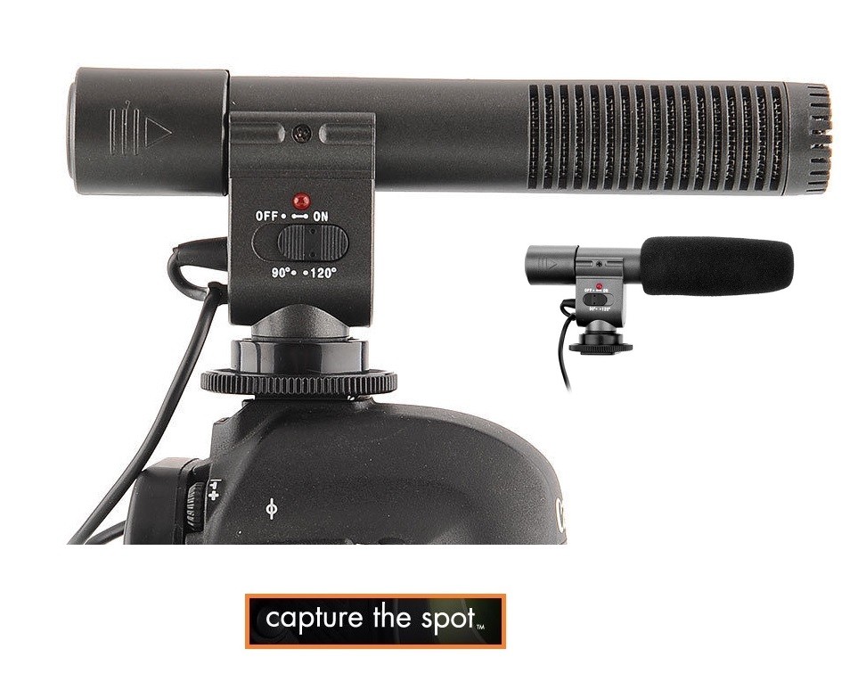 Mini Condenser Pro Microphone For Nikon Coolpix P1000