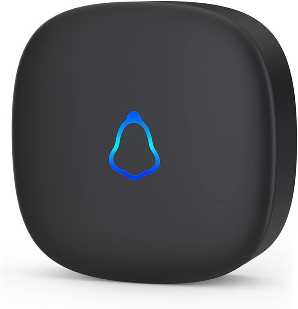 Add-On Wireless Doorbell Receiver: Mute Mode, Memory Function, 1000ft Range