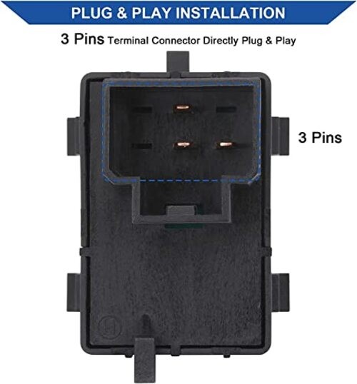 Passengers Side Power Window Switch & Door Lock Switch Button Compatible with