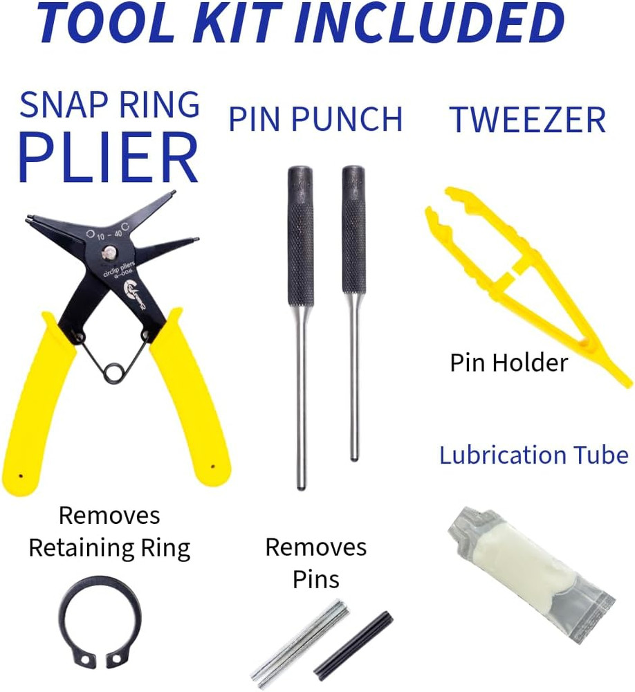 CRWON PTH50 Pallet Jack Wheel Kit Set Complete