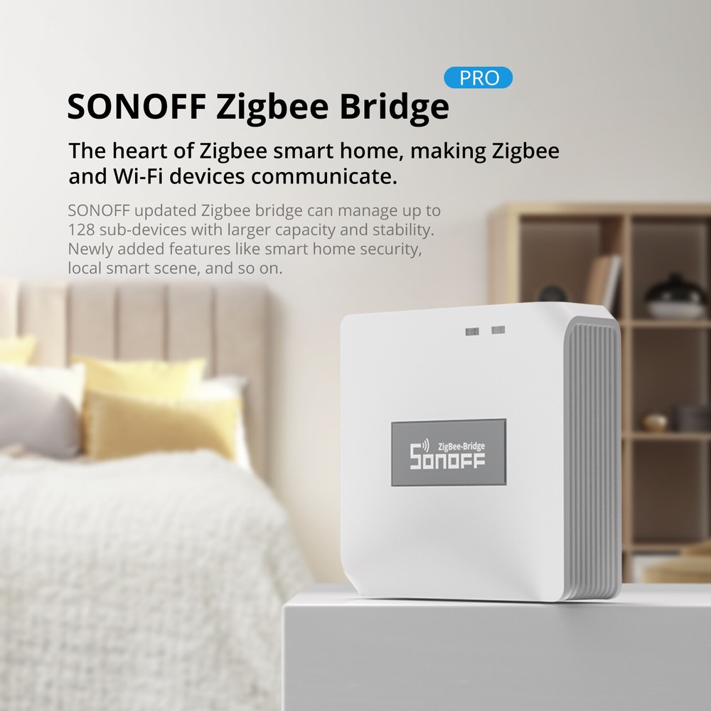 SONOFF Zigbee Bridge Pro Gateway Smart Home Hub Wi-Fi Wireless Remote Controller