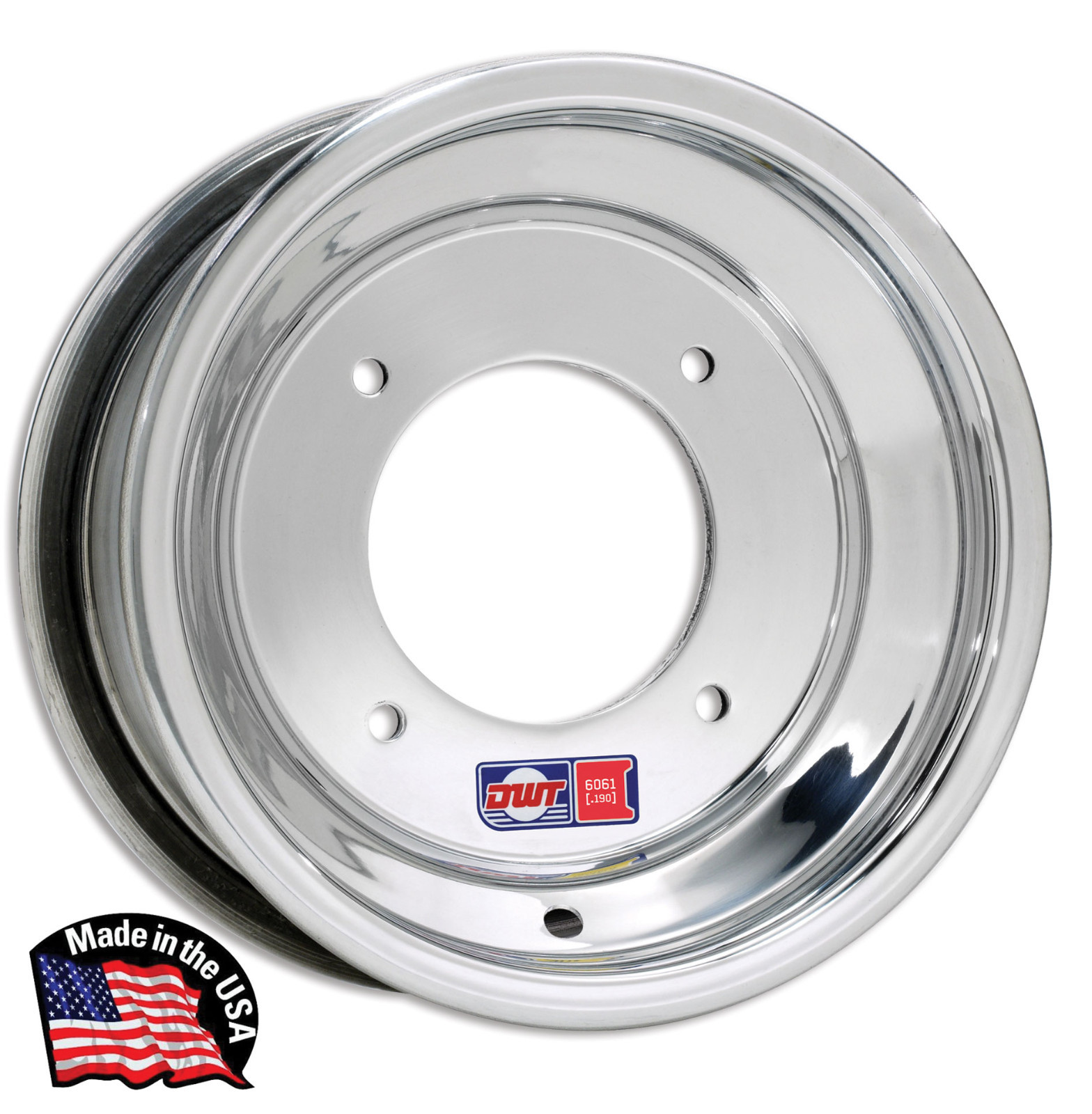DWT POLISHED RED LABEL FRONT WHEEL RIM 11" HONDA ATC 250R 350X 200X ATC250R