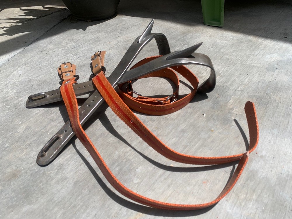 Buckingham Lineman Climbing Gaffs Adjustable with straps