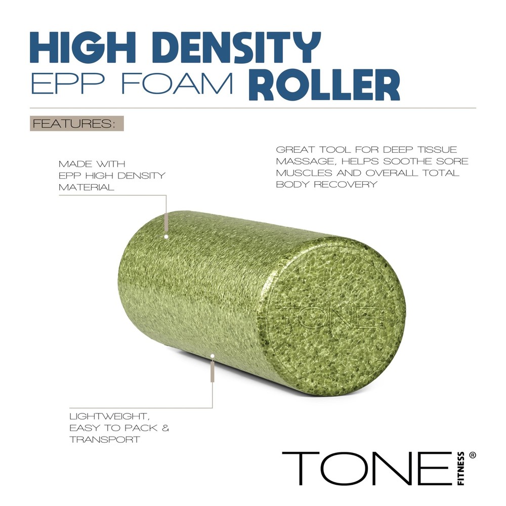 High Density EPP Foam Exercise Foam Roller for Yoga, Pilates, Stretching, Mas...