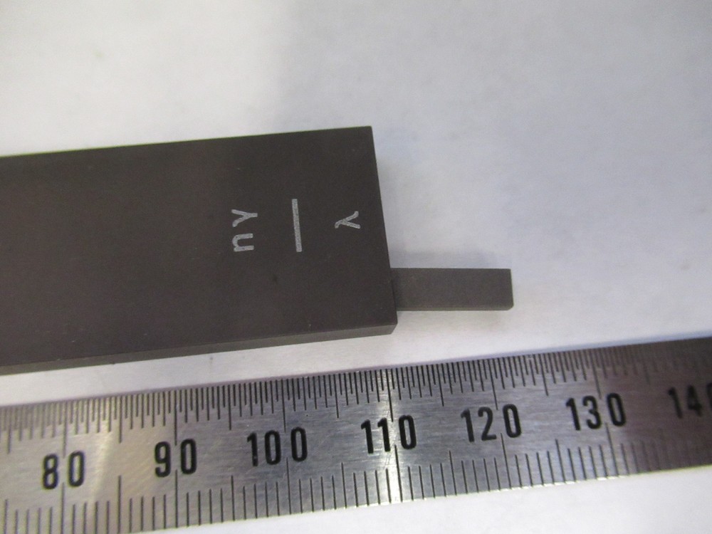 AUS JENA GERMANY LAMBDA SLIDE POLARIZER MICROSCOPE PART AS PICTURED V8-B-05