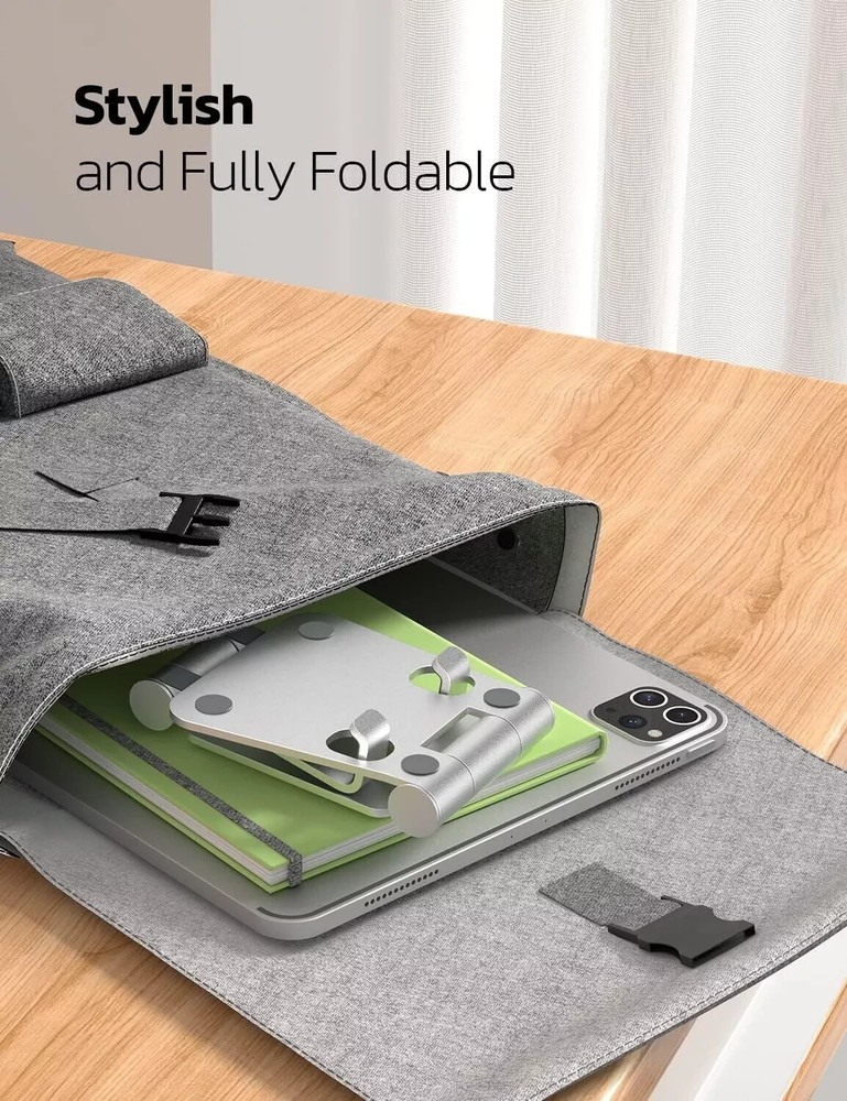 Foldable Tablet Desktop Stand Cell Phone Holder Mount For iPhone Samsung iPad