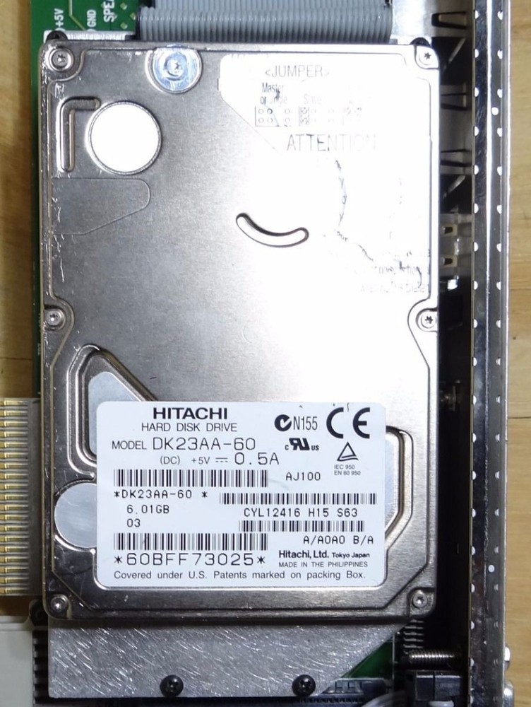 GENERAL MICRO SYSTEMS V2P3BO BOARD WITH HITACHI DK33A-60 HARD DRIVE