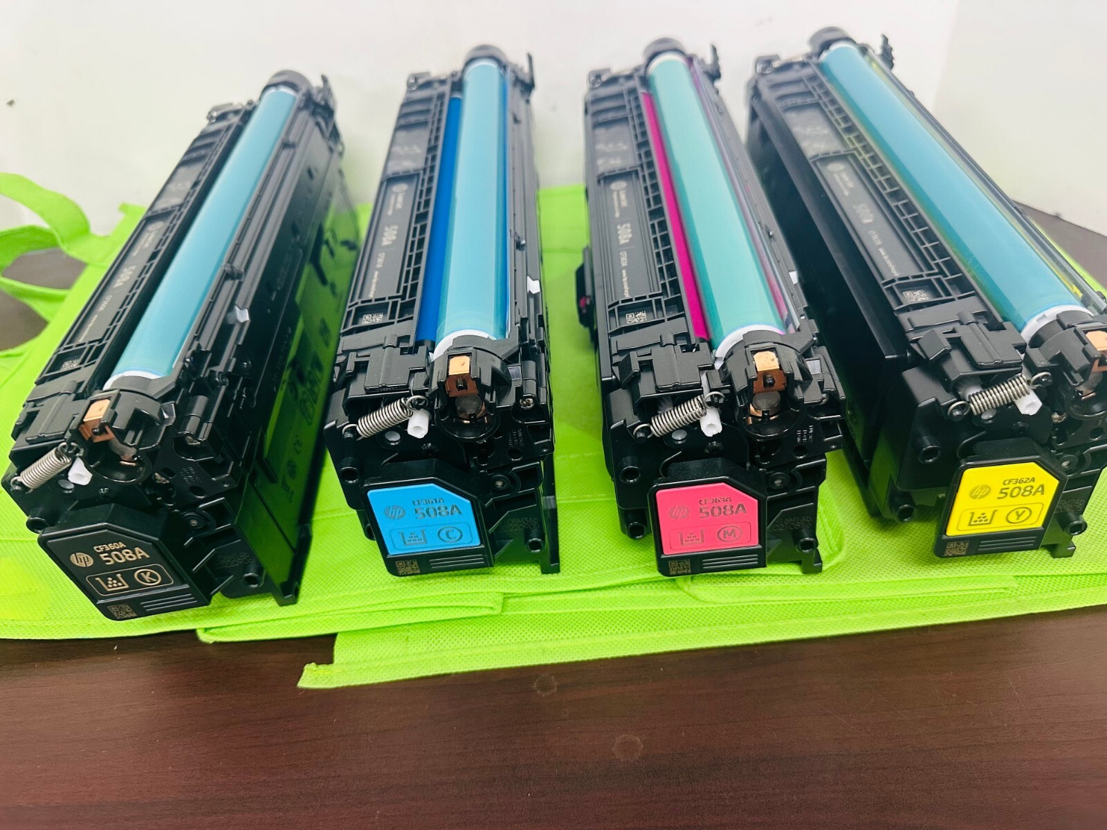 Genuine hp 508a set (CF60a; CF361a; CF362a & CF363a)