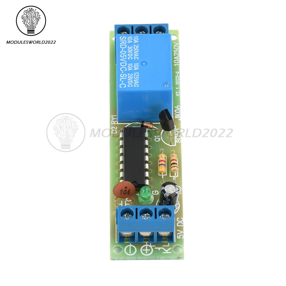 DC5V Bistable Relay Module Single Button Relay Module Car Modification Switch