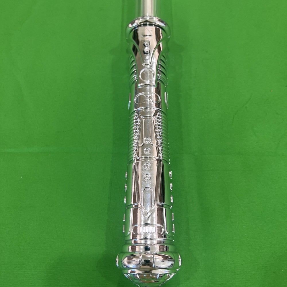 Toy Silver Lighted Sword 27" New Batteries, tested working