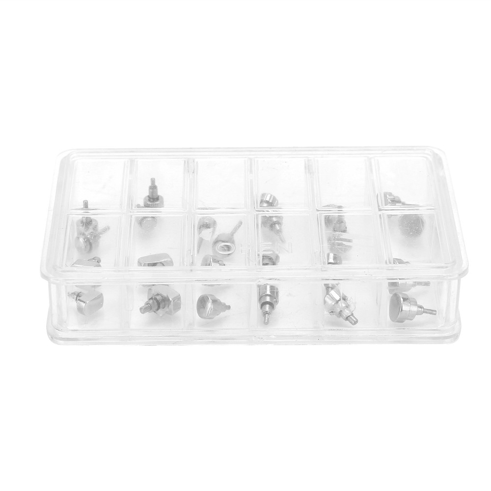1 Box Watch Button Watch Pusher Press Button Watchmaker Repairing Accessory