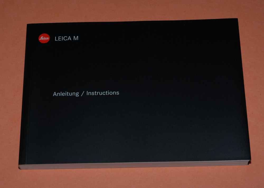 Leica M Type 240 Manual Instructions