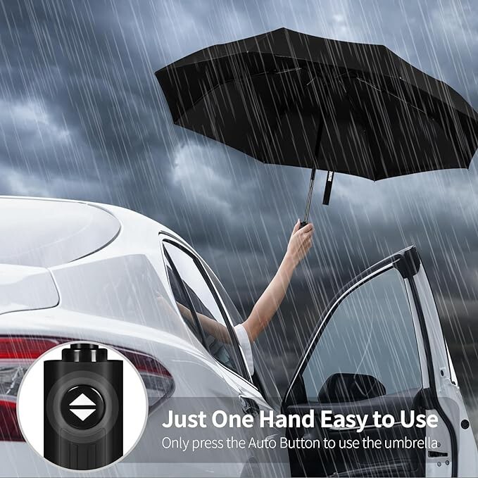 BEST UMBRELLA COLLAPSIBLE WINDPROOF FOLDABLE HEAVY DUTY FOLDING LARGE PORTABLE