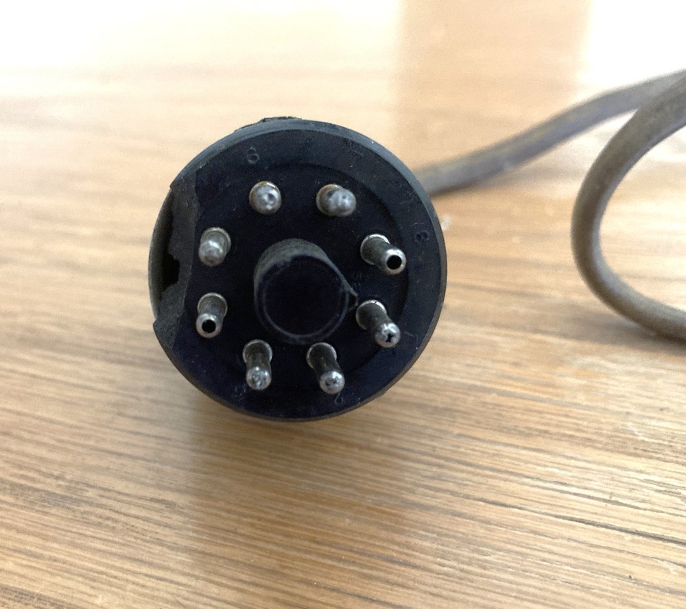 8 PIN male CONNECTOR for Eico/ Dynaco, Heathkit etc