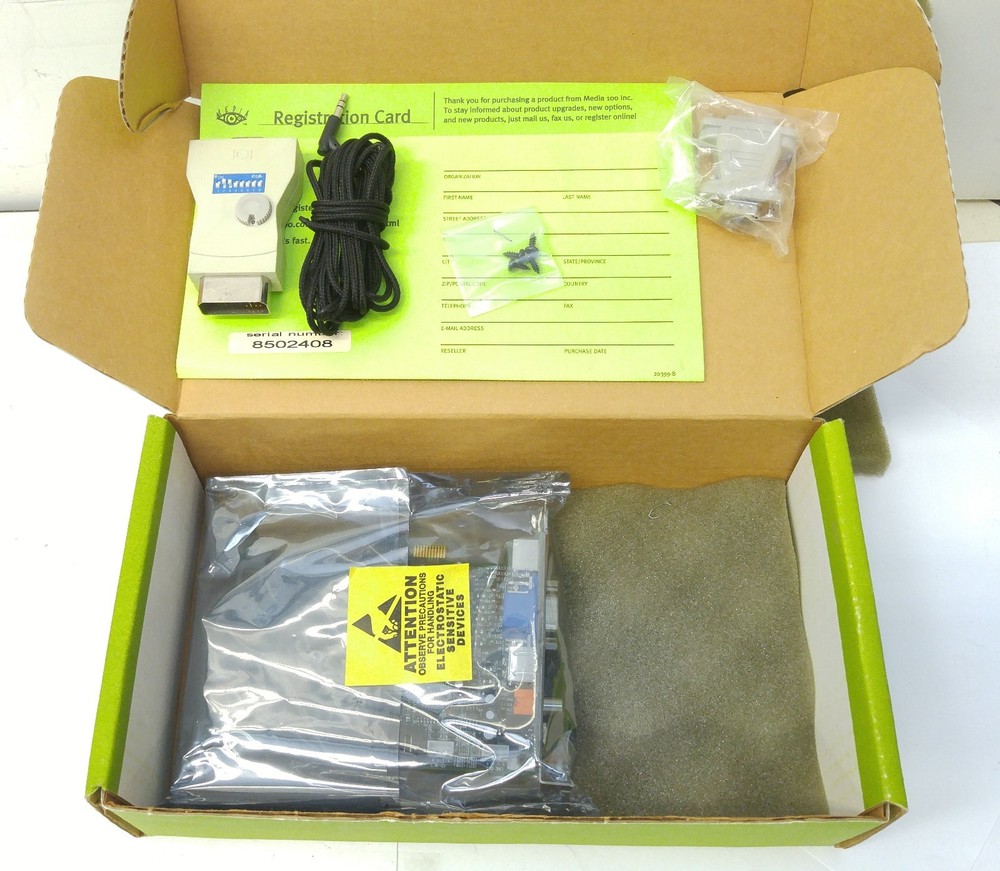 Wired 53-000519-12 mpeg encoding decoding PCI Video Card NEW